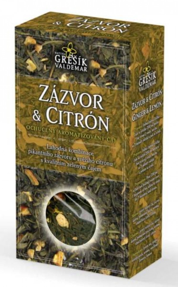 GREŠÍK - Ovocný čaj  Zázvor & citrón, 70 g
