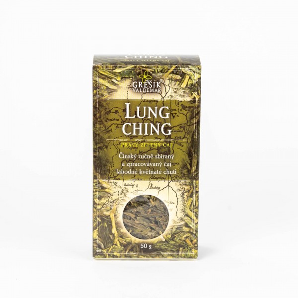 GREŠÍK ČAJ ŠTYROCH SVETADIELOV - Zelený čaj Lung Ching, 50g