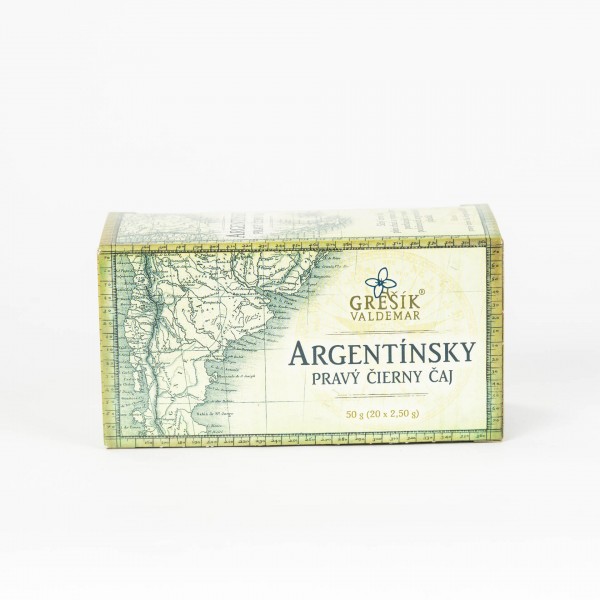 GREŠÍK ČAJ ŠTYROCH SVETADIELOV - Argentínsky čierny čaj, 20x2,5 g