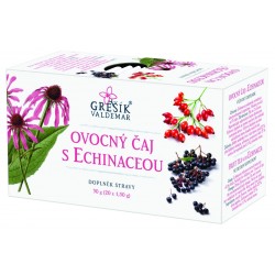 GREŠÍK - Ovocný čaj s echinaceou, 20x1,5 g