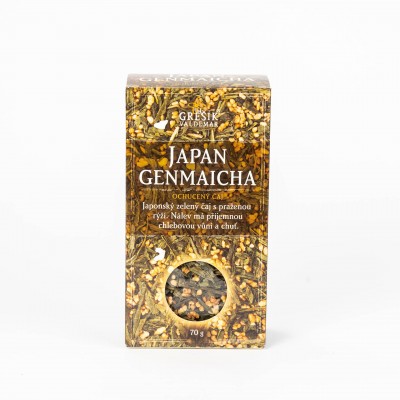 GREŠÍK ČAJ ŠTYROCH SVETADIELOV - Zelený čaj Japan Genmaicha, 70g