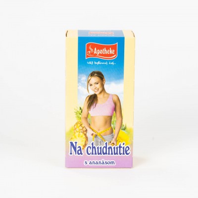APOTHEKE - Čaj na chudnutie s ananásom, 20x1,5 g