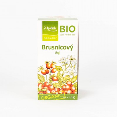 APOTHEKE BIO SELECTION - Brusnicový ovocný čaj, 20x1,8g