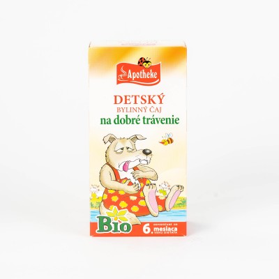 Detský čaj na dobré trávenie, Bio 20x1,5 g