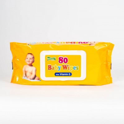 Baby Wipes - Vitamín E, 80 ks